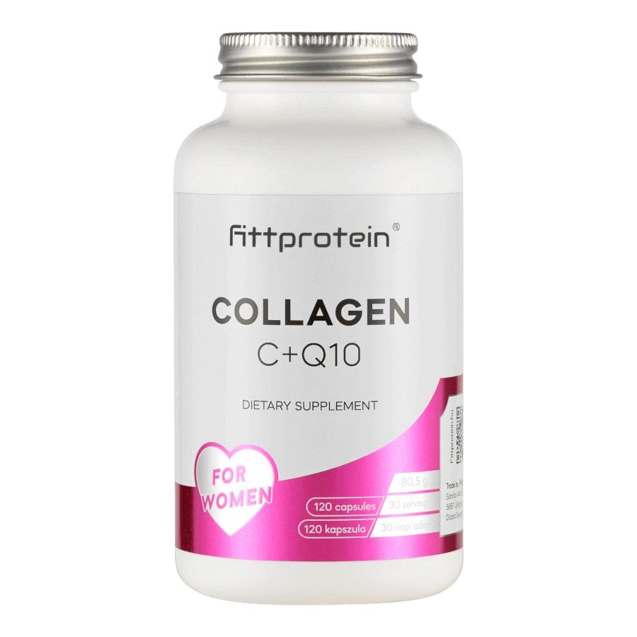 Fittprotein Collagen C+Q10 - 120 kapszula