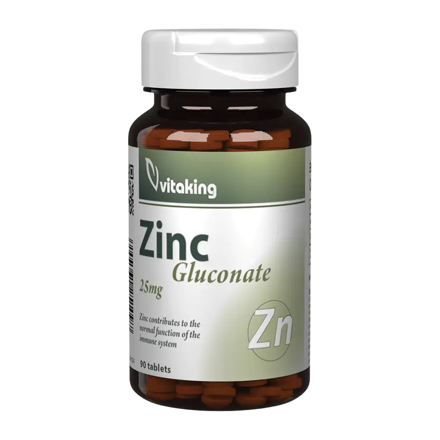 Cink Glükonát 25mg - 90 tabletta - Vitaking