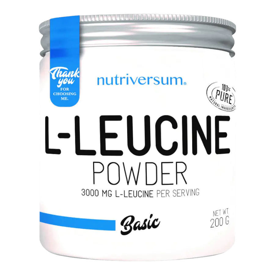 L-Leucine - 200 g - BASIC - Nutriversum - ízesítetlen