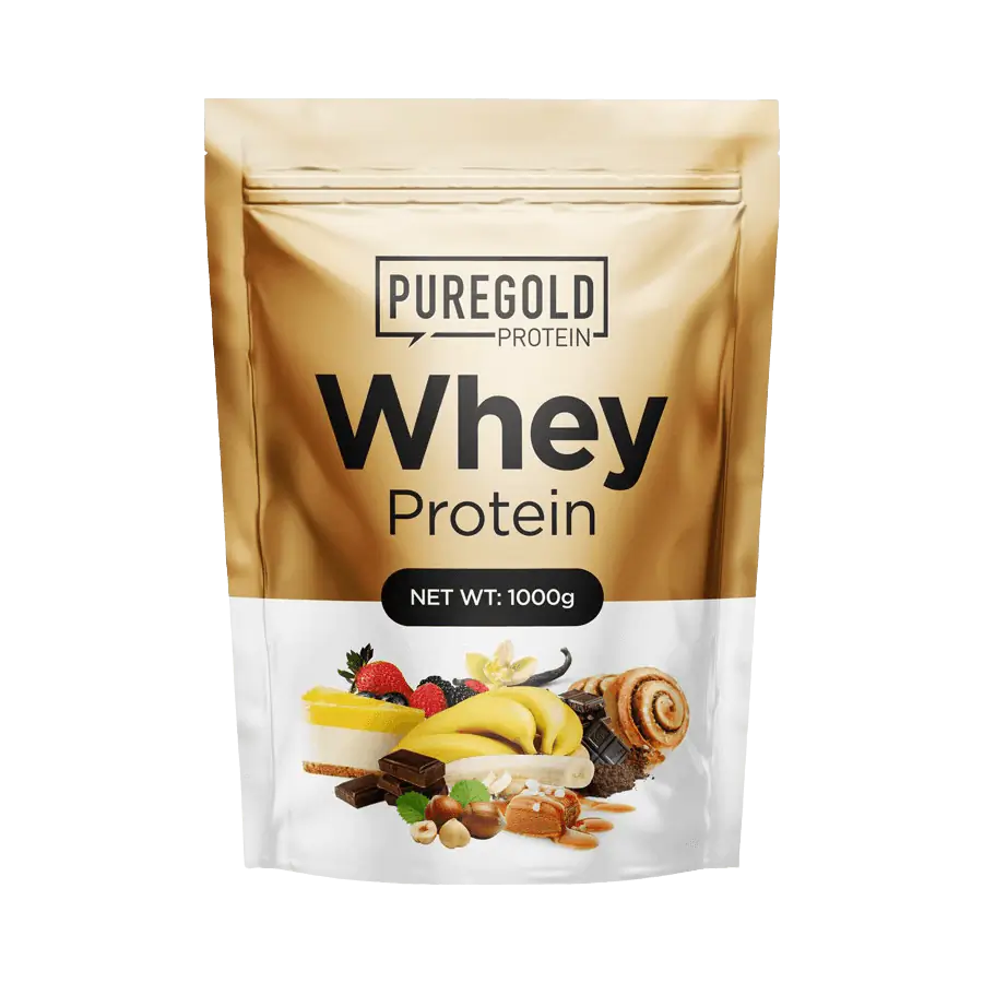 Whey Protein fehérjepor - 1 000 g - PureGold - fahéjas csiga