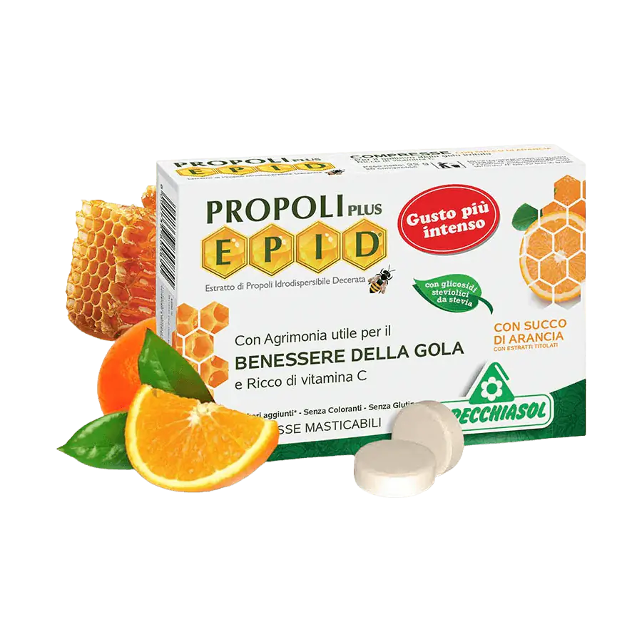 Cukormentes Propolisz 600 mg - 20 szopogatós tabletta - narancsos - Natur Tanya
