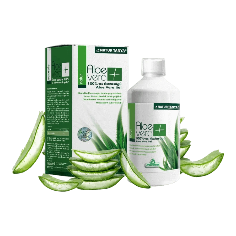 Aloe vera ital natur 100% tisztaságú - 1000 ml - Natur Tanya