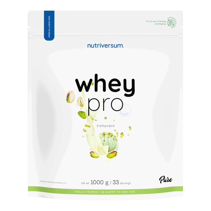 Whey PRO - 1000 g - pisztácia - Nutriversum