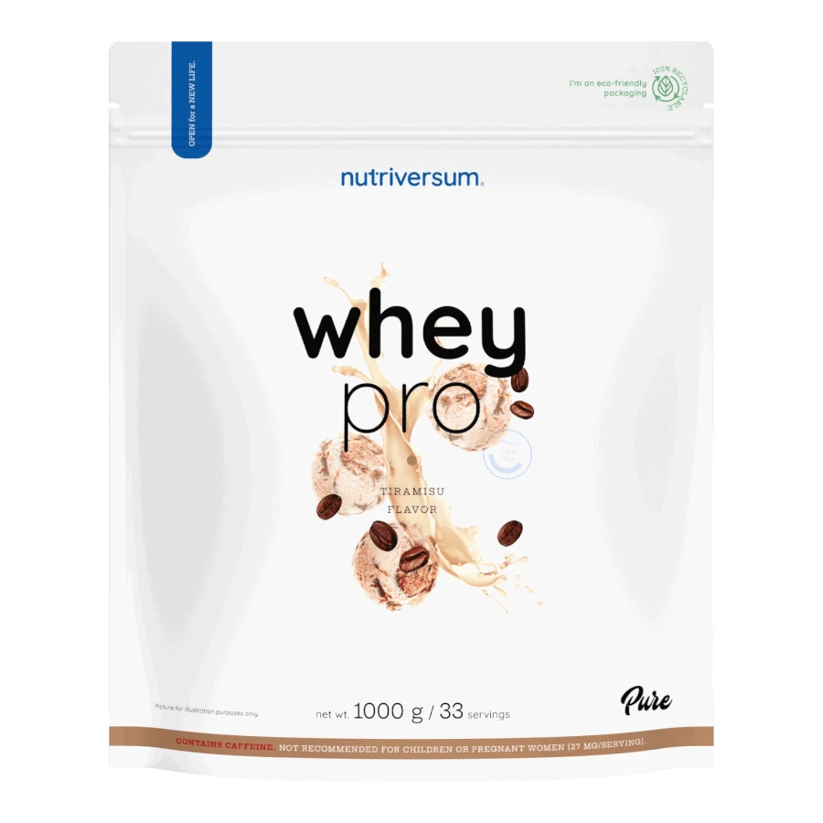 Whey PRO - 1000 g - tiramisu - Nutriversum