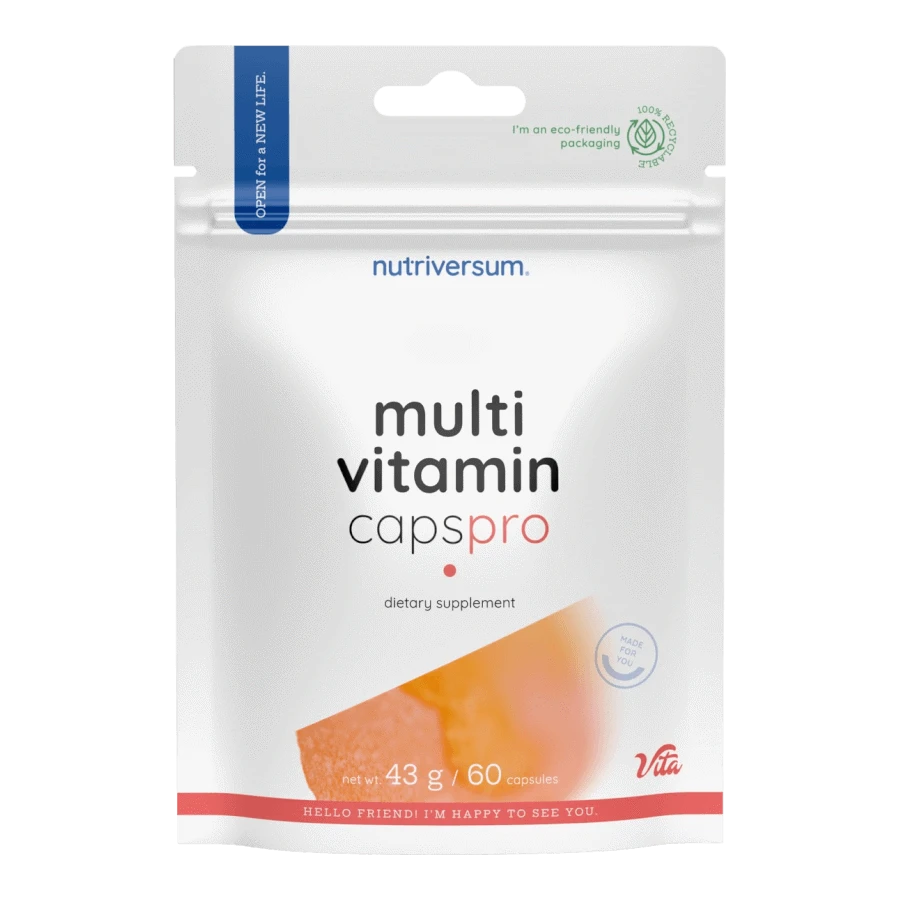 Multivitamin Caps Pro - 60 kapszula - Nutriversum