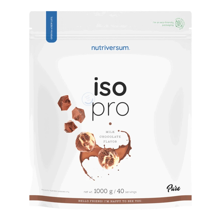 ISO PRO - 1000 g - tejcsokoládé - Nutriversum