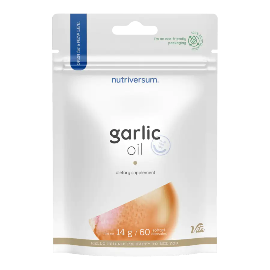 Garlic Oil - 60 lágyzselatin kapszula - Nutriversum