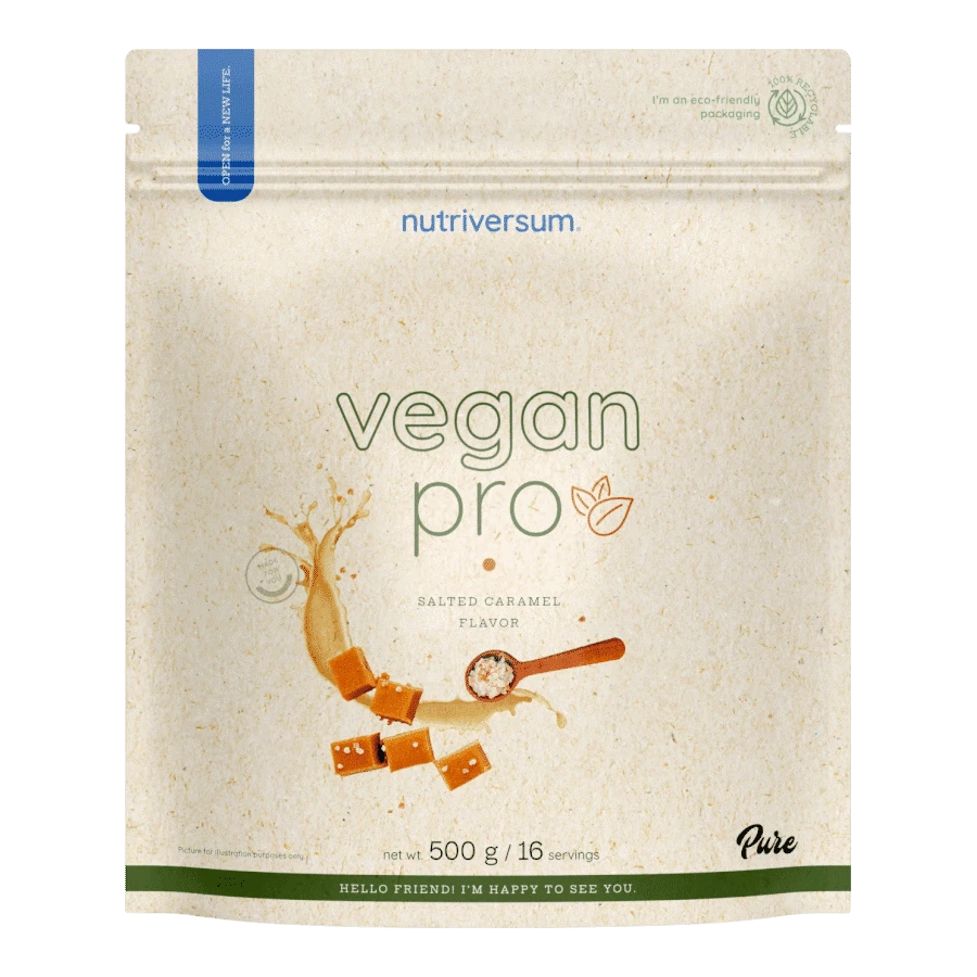 Vegan Pro - 500 g - sós karamell - Nutriversum