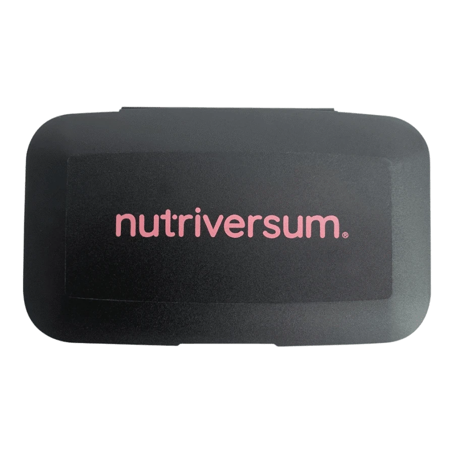 Tablettatartó fekete - Nutriversum