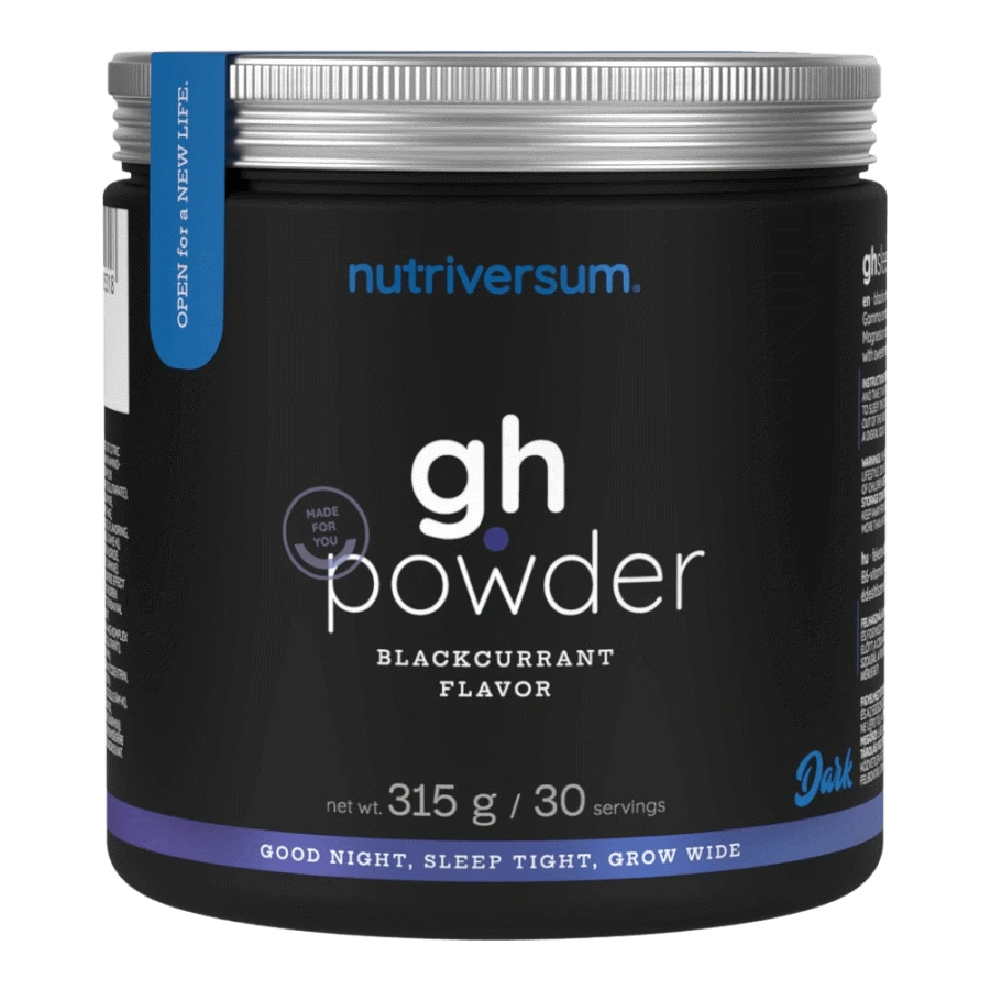 GH Powder - 315 g - feketeribizli - Nutriversum