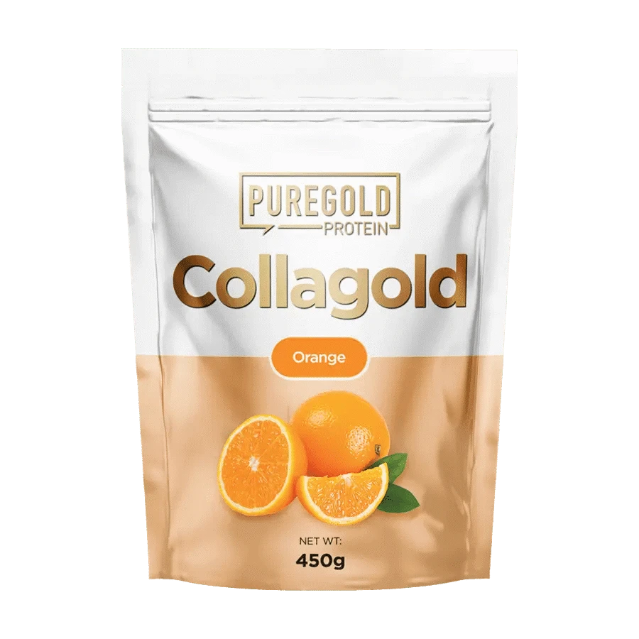 CollaGold Marha és Hal kollagén italpor hialuronsavval - Orange Juice - 450g - PureGold