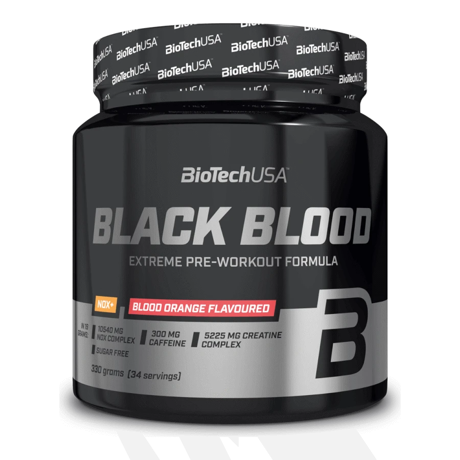 Black Blood NOX+ 330g vérnarancs - BioTech USA