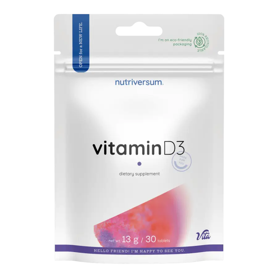 Vitamin D3 - 30 tabletta - Nutriversum