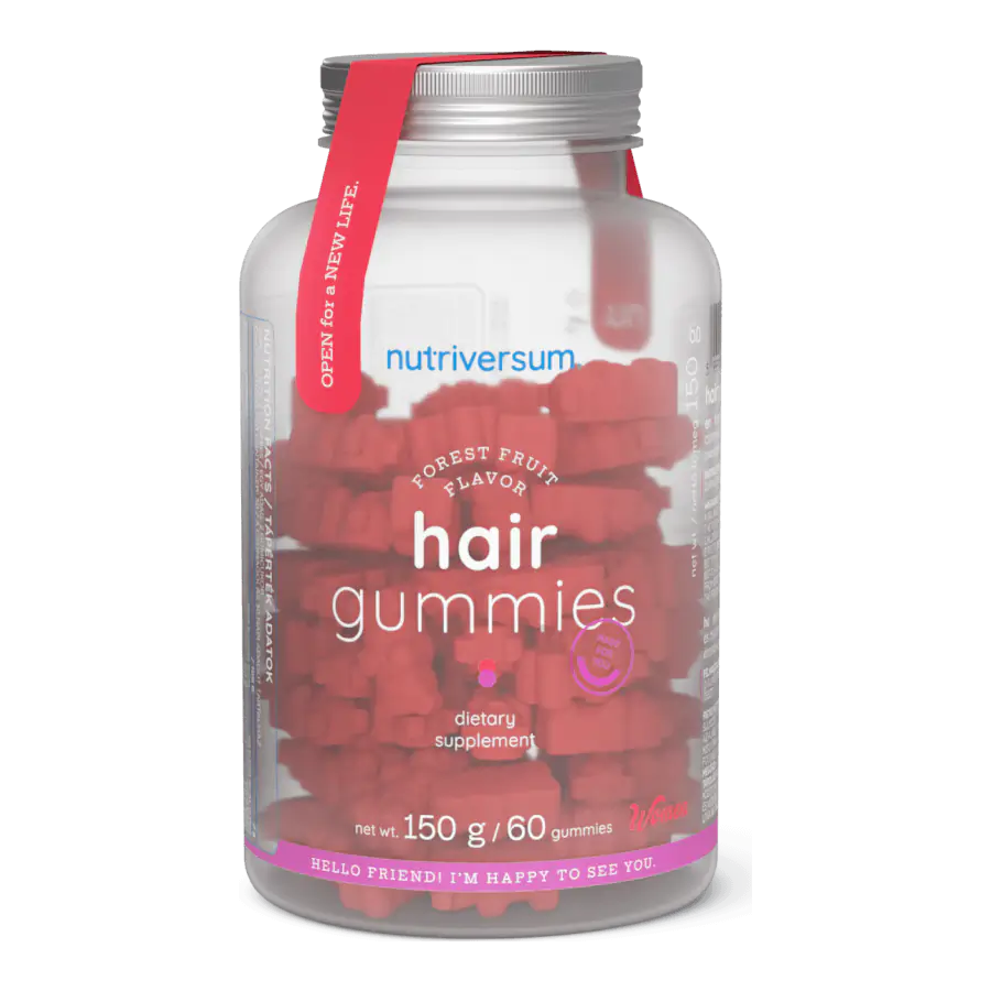 Hair Gummies - 60 gumicukor - Nutriversum