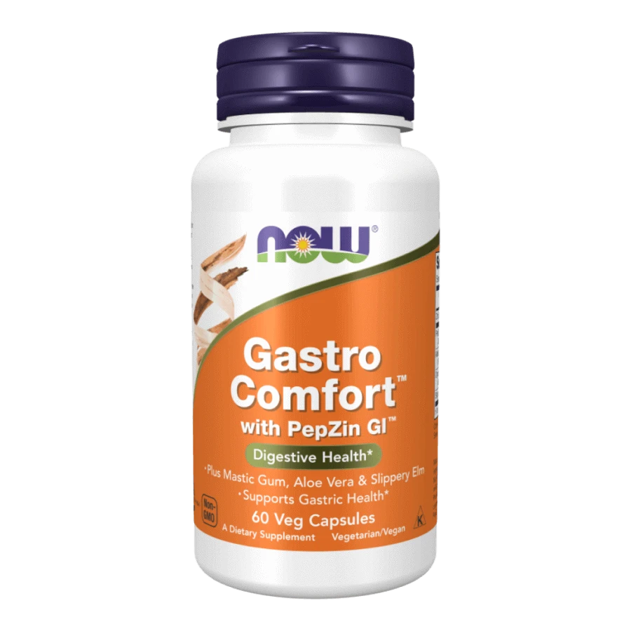 Gastro Comfort with PepZin GI - 60 vegán kapszula - NOW Foods