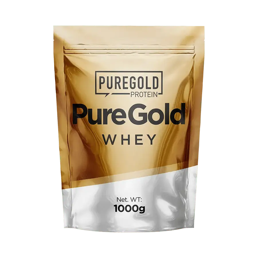 Whey Protein fehérjepor - 1000 g - PureGold - mogyorós csokoládé