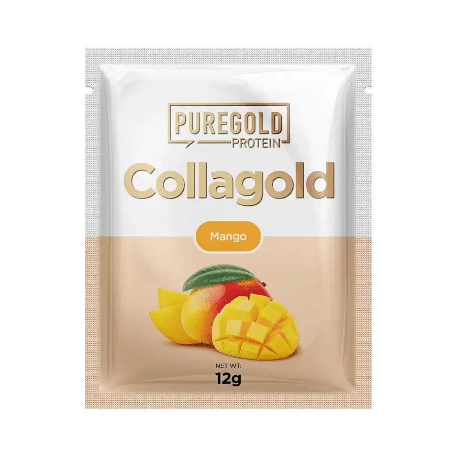 CollaGold Marha és Hal kollagén italpor hialuronsavval - Mango - 12g - PureGold