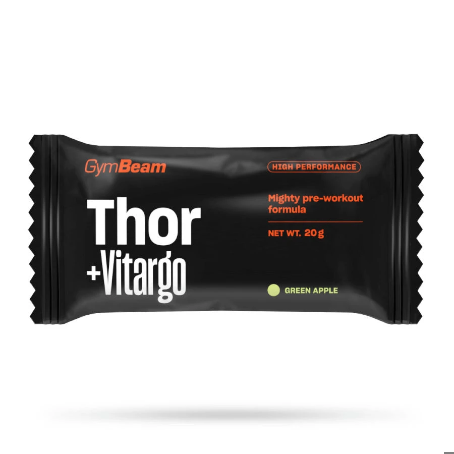 Thor Fuel + Vitargo edzés előtti stimuláns minta - 20 g - zöldalma - GymBeam