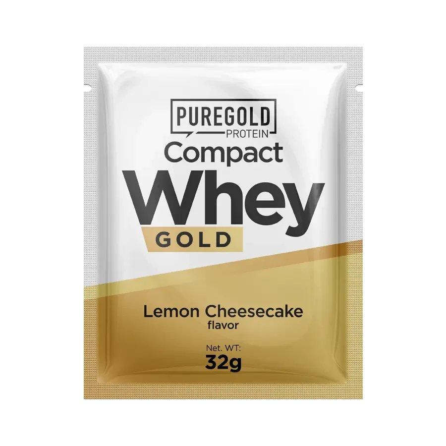 Compact Whey Gold fehérjepor - 32 g - PureGold - citromos sajttorta