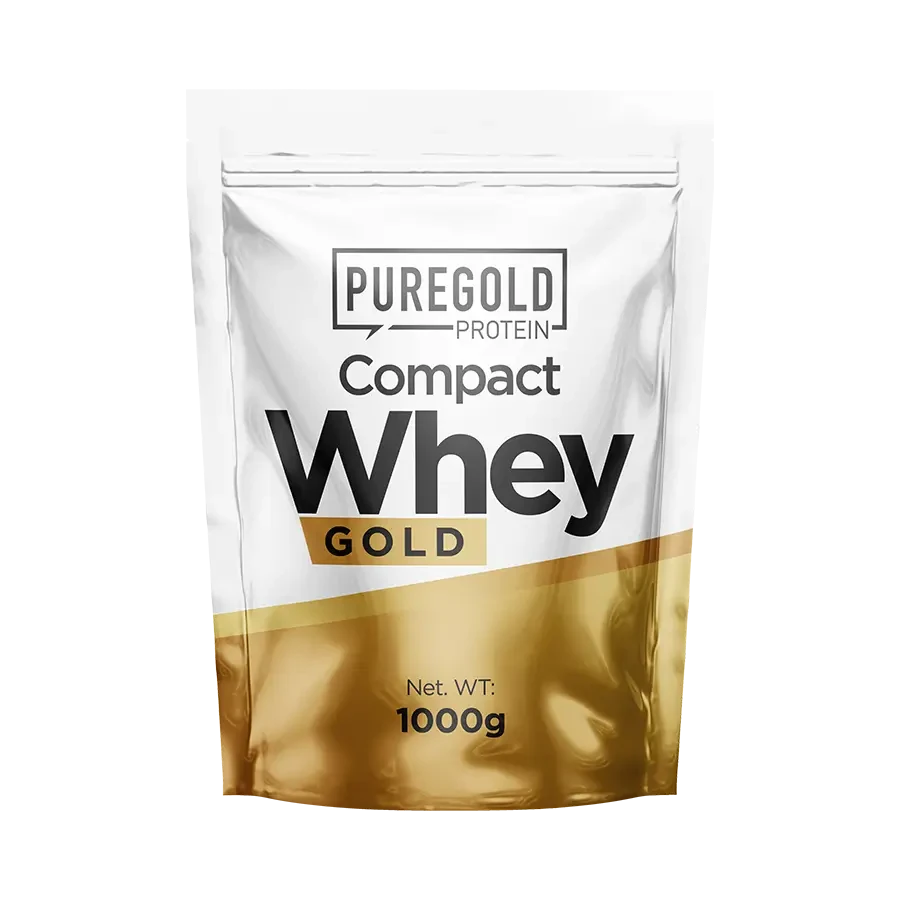 Compact Whey Gold fehérjepor - 1000 g - PureGold - csokis túródesszer