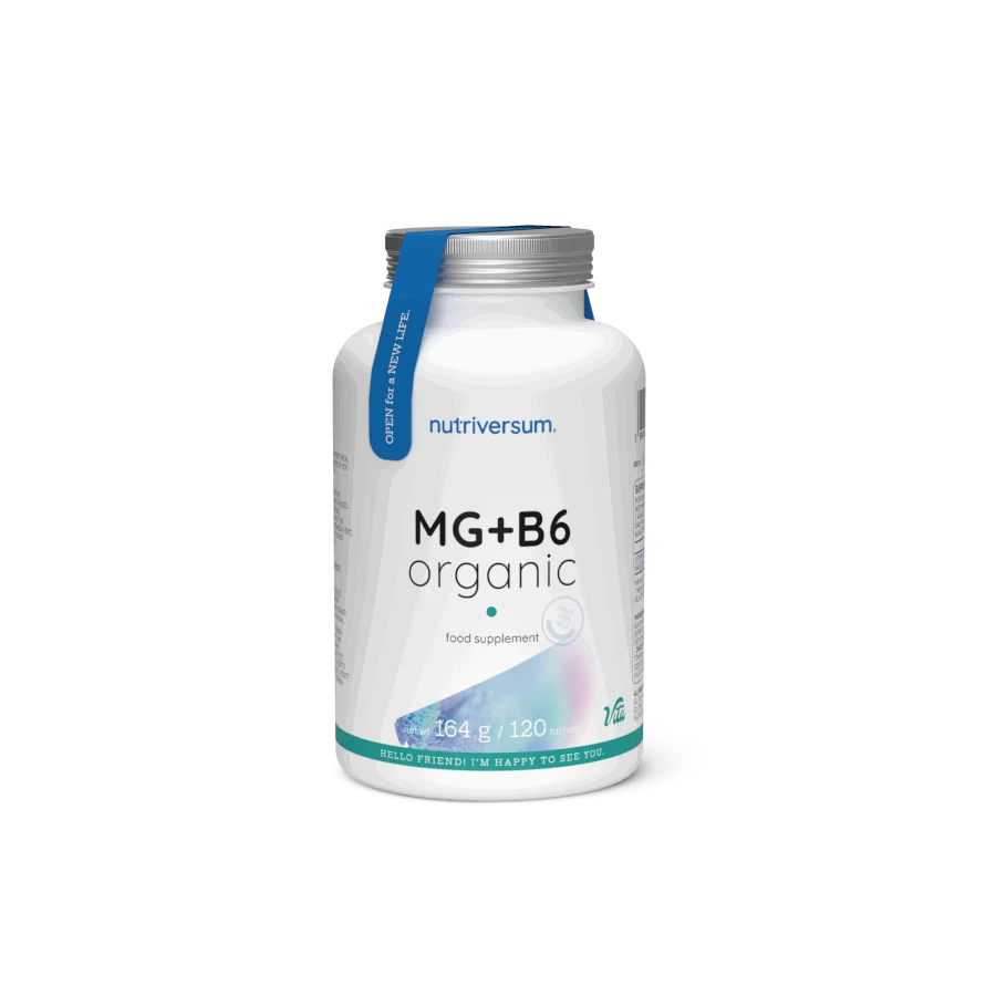 MG+B6 Organic - 120 tabletta - Nutriversum