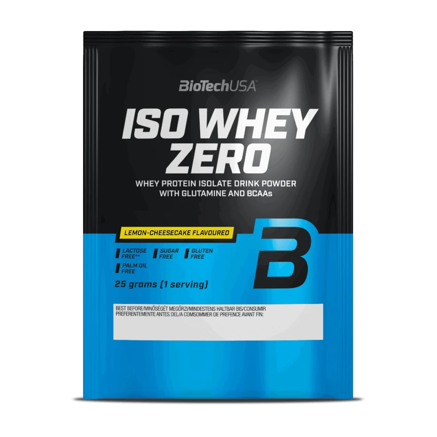 Iso Whey Zero laktózmentes - citromos sajttorta - 25g - BioTech USA