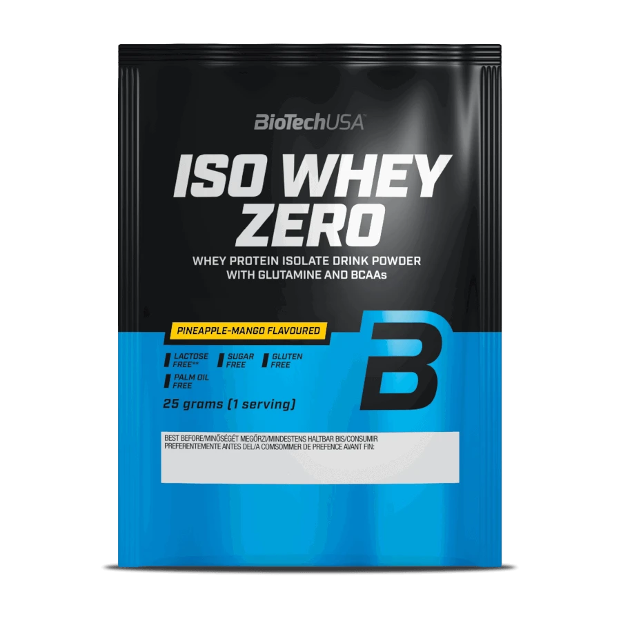 Iso Whey Zero laktózmentes - ananász-mangó - 25g - BioTech USA