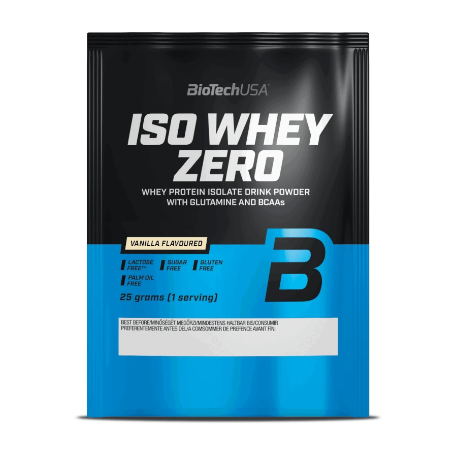 Iso Whey Zero laktózmentes - vanília - 25g - BioTech USA