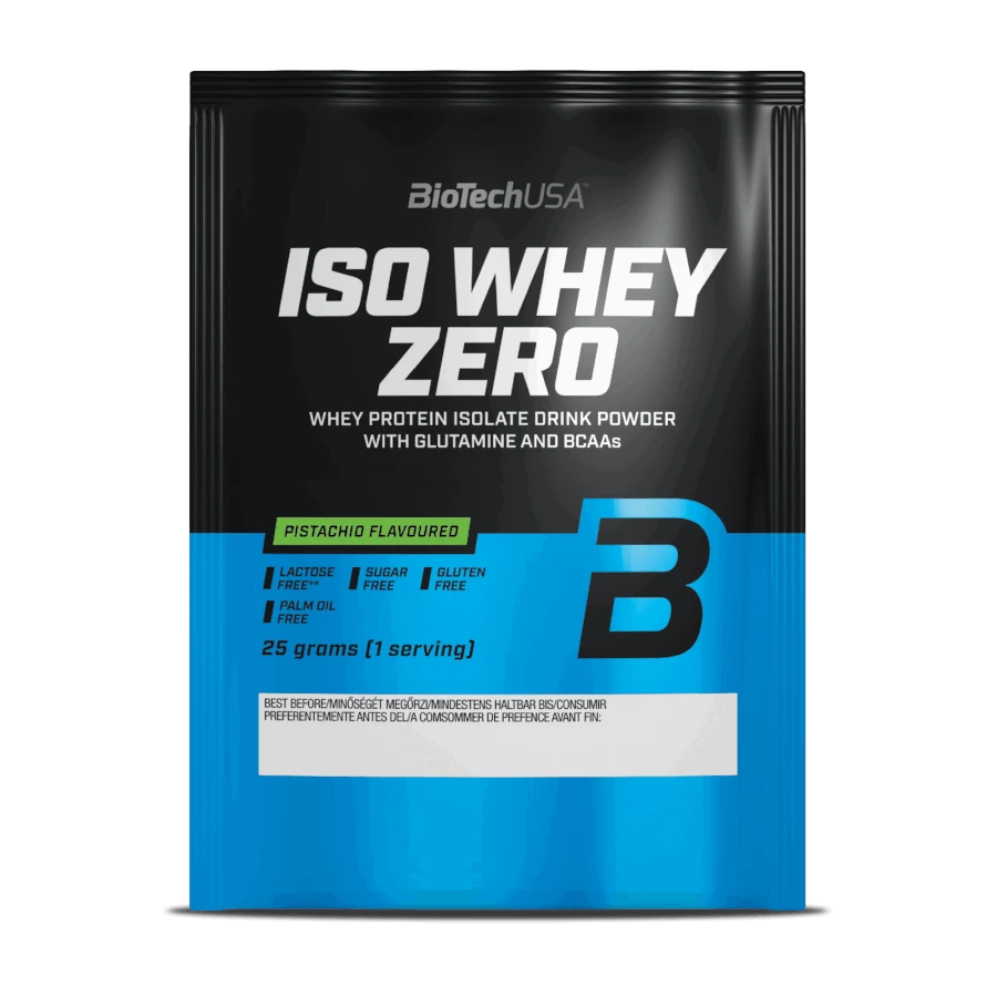 Iso Whey Zero laktózmentes - pisztácia - 25g - BioTech USA