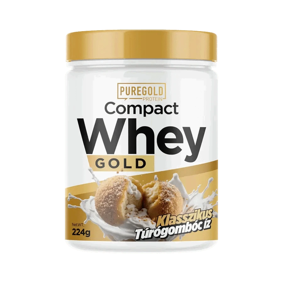 Compact Whey Gold fehérjepor 224 g - klasszikus túrógombóc - PureGold