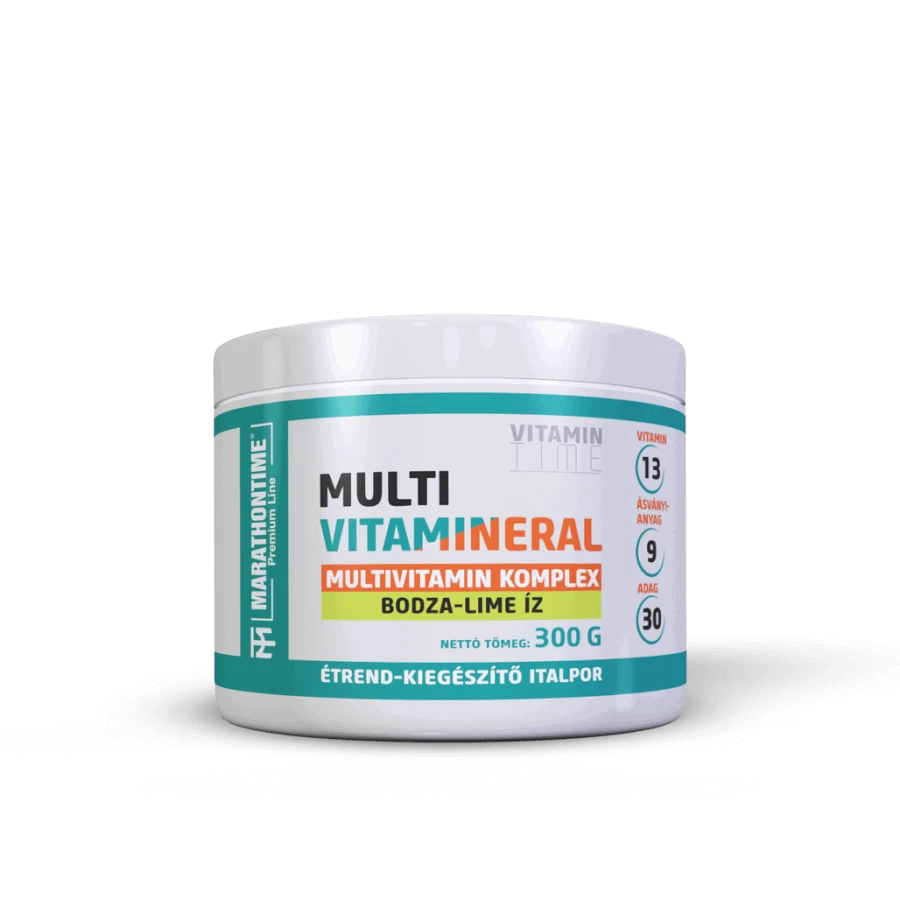 Multivitamin italpor 13 vitaminnal 10 ásványi anyaggal, Steviával - Marathontime