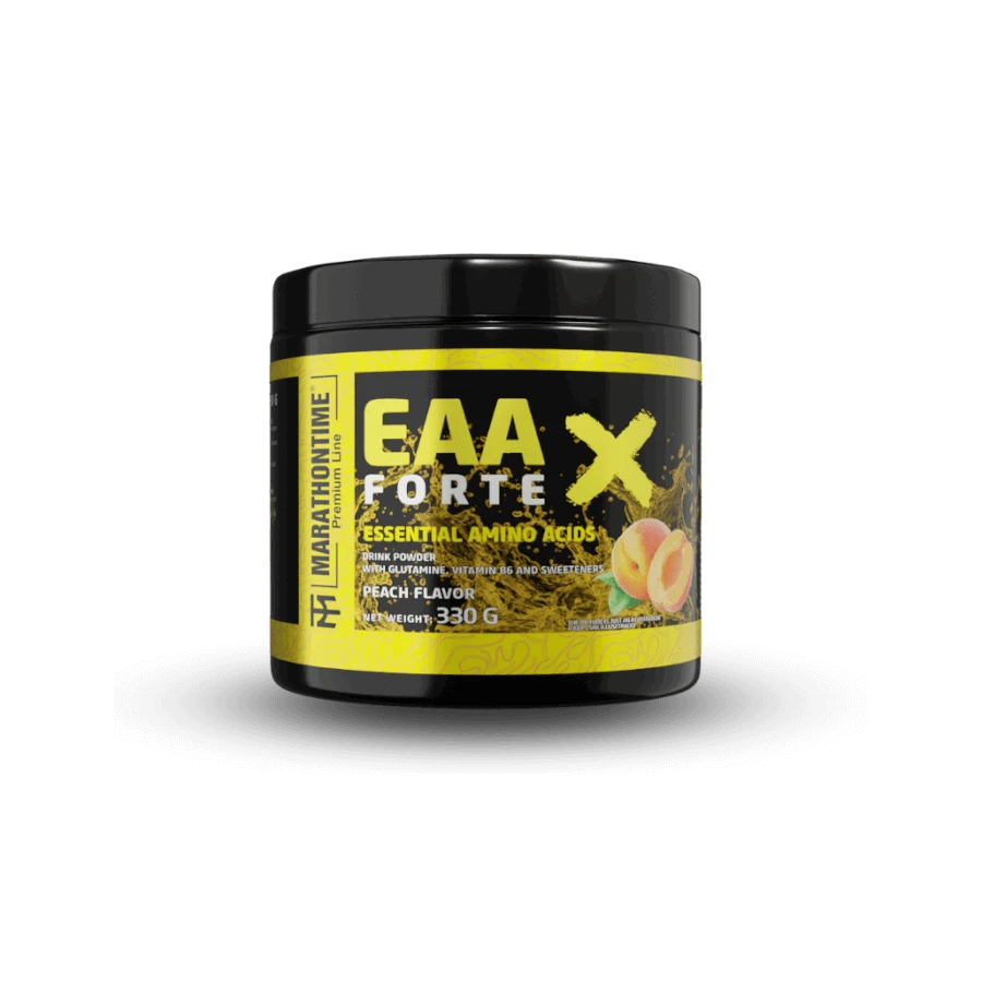 EAA Forte x - esszenciális aminosav italpor 3 gyümölcsös ízben - 330 g - Marathontime