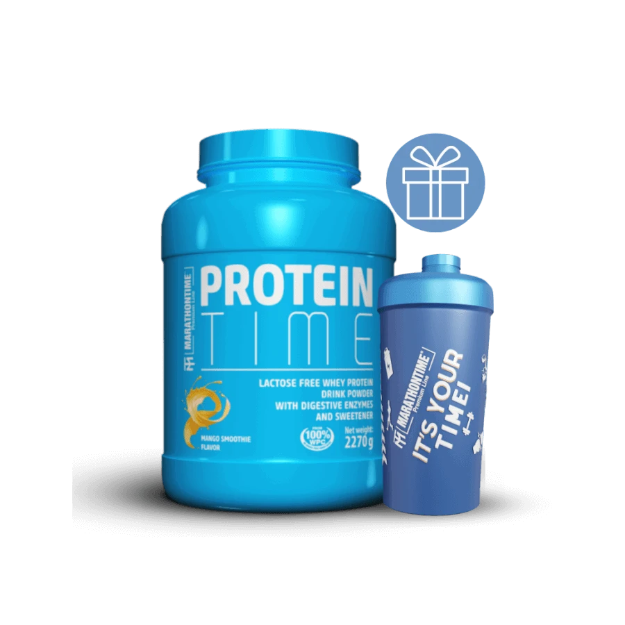 Protein Time Laktázenzimmel Dúsított fehérje mangó íz 2270 g - Marathontime