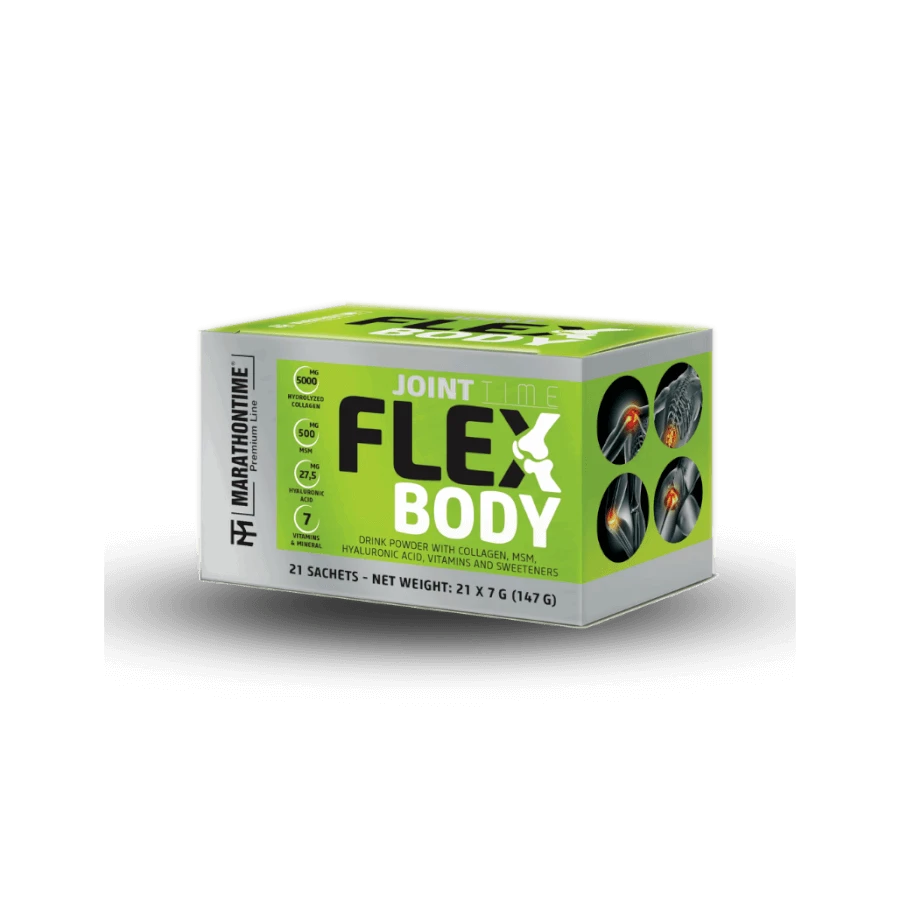 Flex-Body - Ízületvédő Kollagén, Hialuronsavval, MSM-el és Vitaminokkal - Marathontime