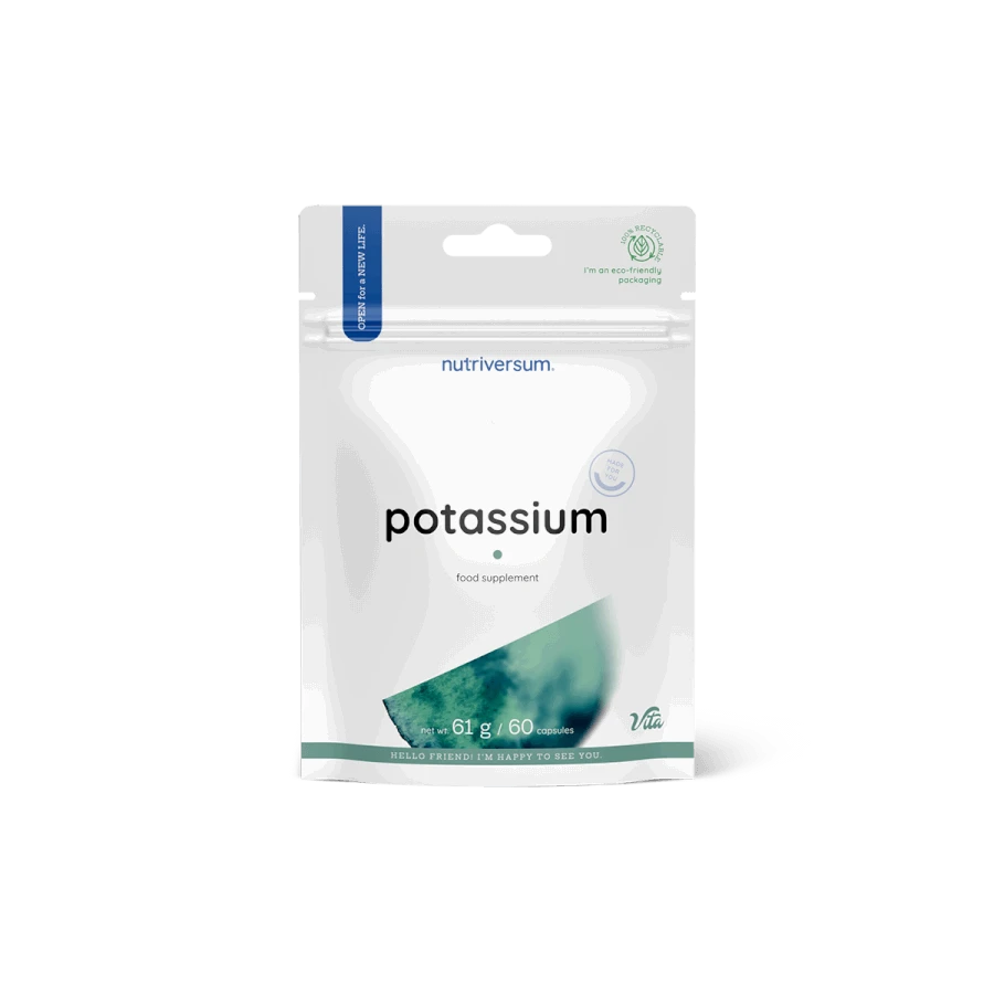 Potassium kálium - 60 kapszula - Nutriversum