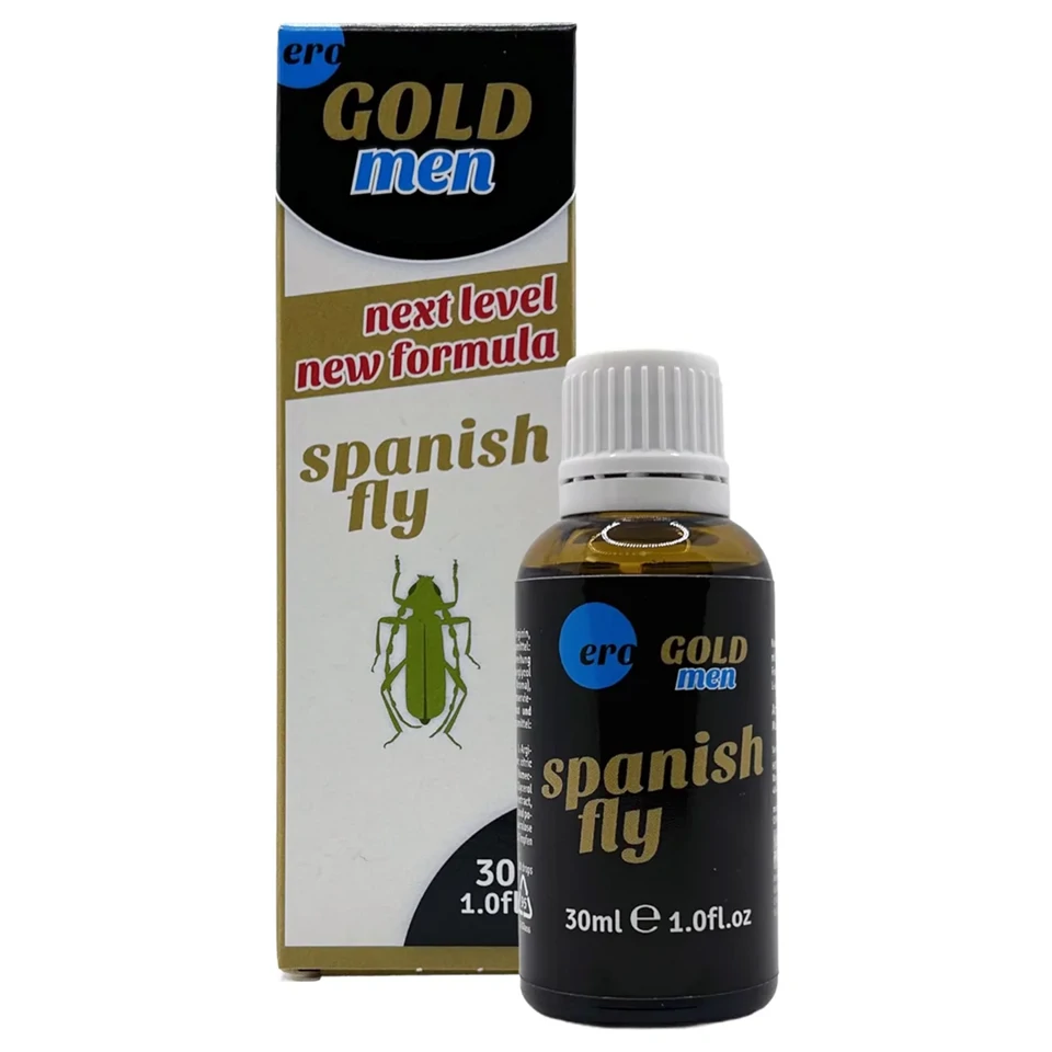 HOT ero Gold Men Spanish Fly - vágyfokozó csepp férfiaknak