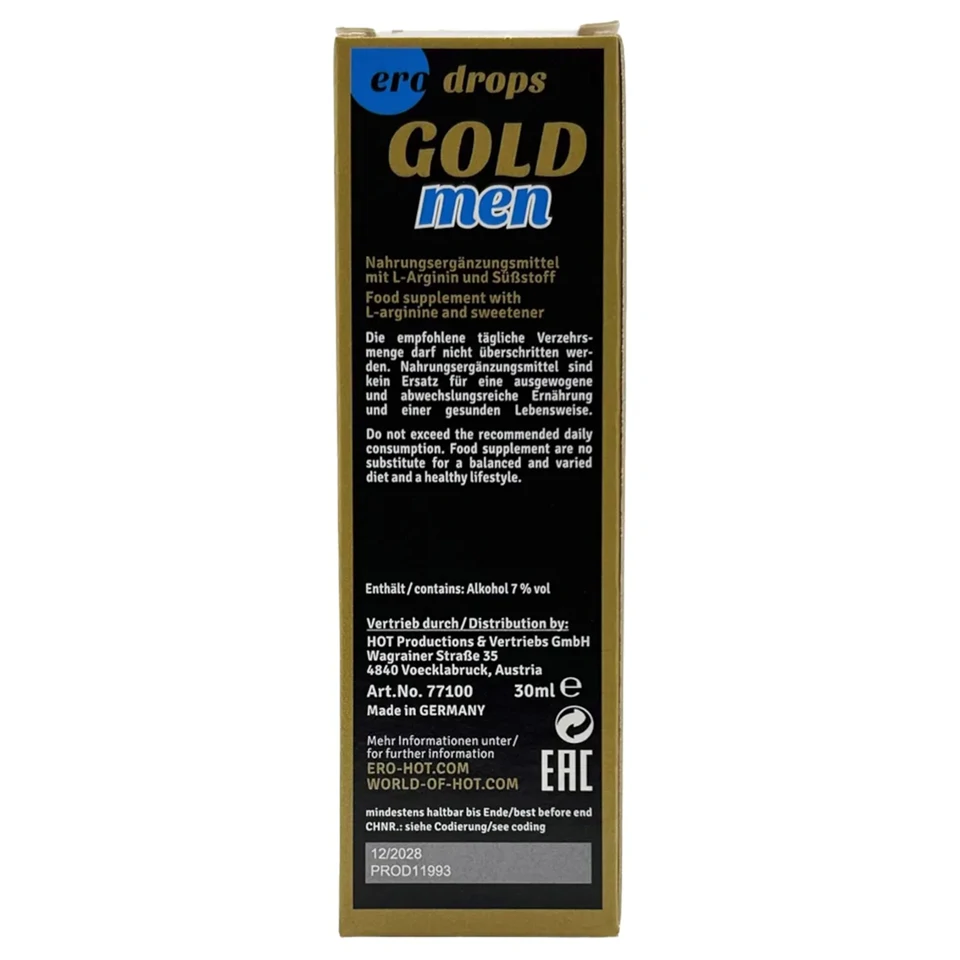 HOT ero Gold Men Spanish Fly - vágyfokozó csepp férfiaknak