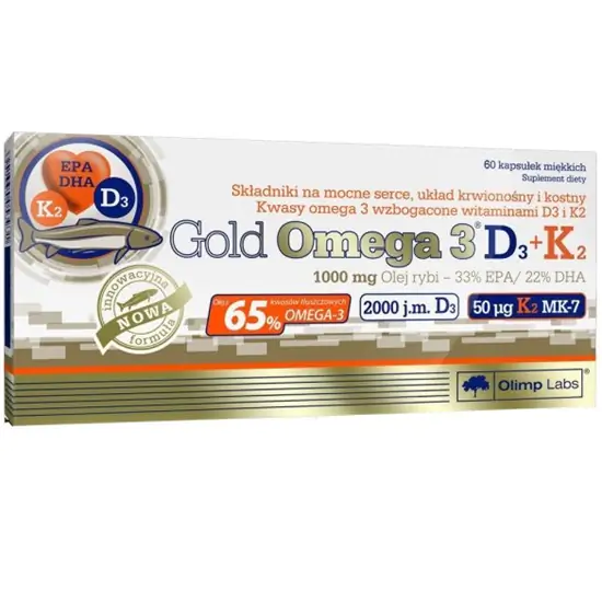 Olimp Gold Omega 3 D3 + K2
