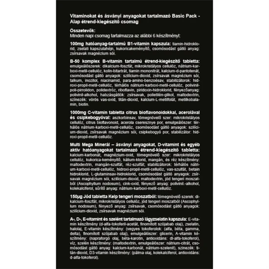 BASIC pack - Vitamincsomag - NIYODO