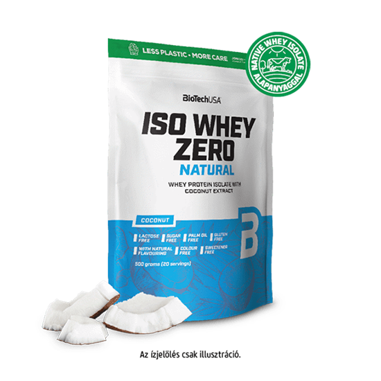 Iso Whey Zero Natural tejsavófehérje-izolátum alapú italpor