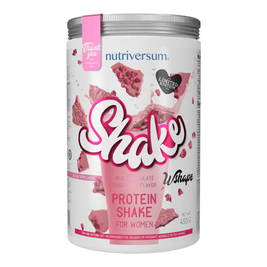 Shake - 450 g - WSHAPE - Nutriversum - ruby csokoládé - málna