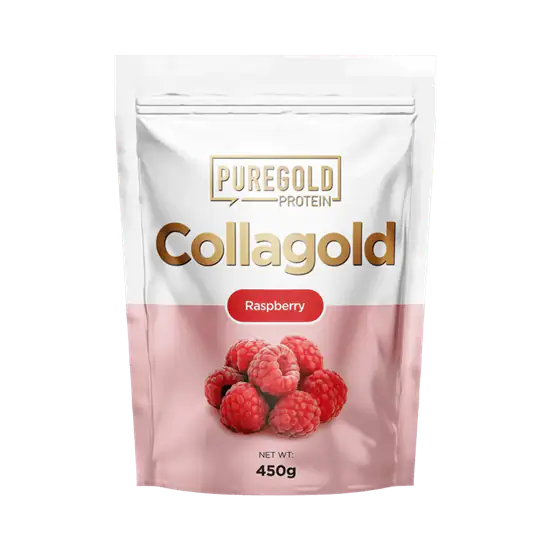 CollaGold Marha és Hal kollagén italpor hialuronsavval - Raspberry - 450g - PureGold
