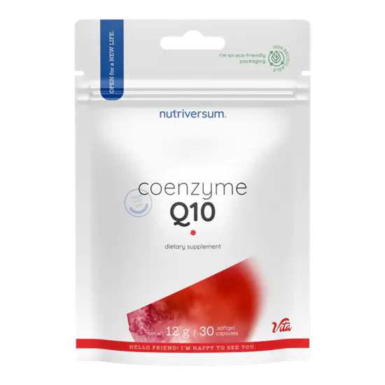 Coenzyme Q10 - 30 lágyzselatin kapszula - Nutriversum