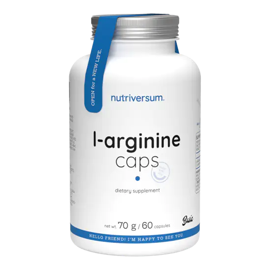 L-Arginine Caps - 60 kapszula - Nutriversum