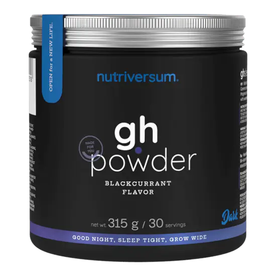 GH Powder - 315 g - feketeribizli - Nutriversum