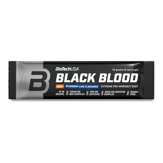 Black Blood NOX+ 19g áfonya-lime - BioTech USA