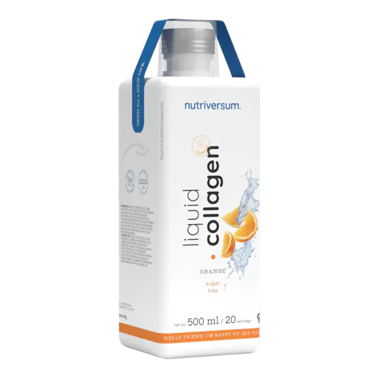 Collagen liquid Sugar Free - 500 ml - narancs - Nutriversum