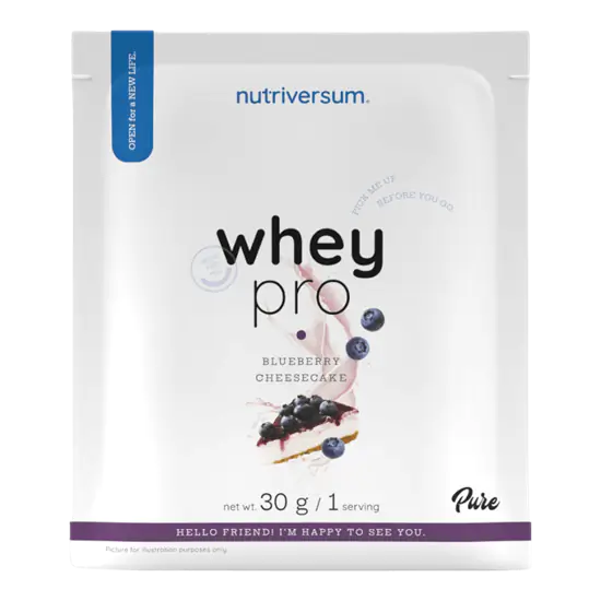 Whey PRO - 30 g - áfonyás sajttorta - Nutriversum