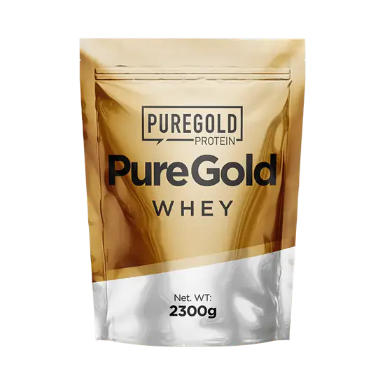 Whey Protein fehérjepor - 2300 g - PureGold - vanília