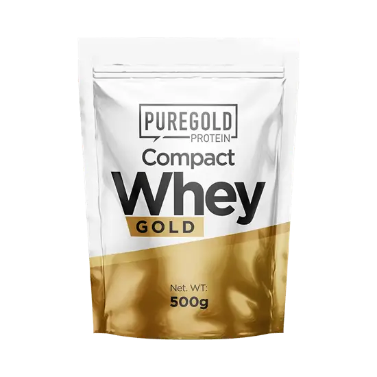 Compact Whey Gold fehérjepor - 500 g - PureGold - eperfagylalt
